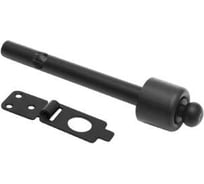 Стопор дверной с фиксатором DOMART 150 мм (крепление в бетон) черный 4660046008833