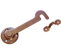 Крючок дверной DOMART 150мм, коричневый металлик 4660015164966