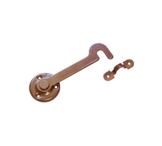 Крючок дверной DOMART 150мм, коричневый металлик 4660015164966 1