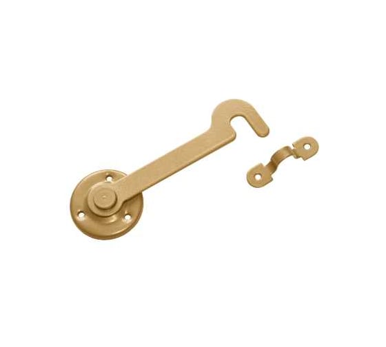 Крючок дверной DOMART 150мм, золото 4660015164973 1