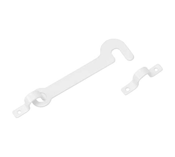 Крючок дверной DOMART 150мм, мод. 3 белый 4660046013066 1