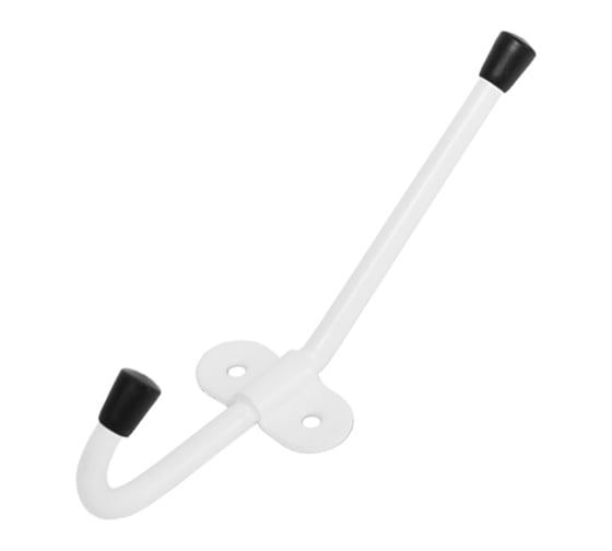 Крючок двойной DOMART белый 4660046014032 1