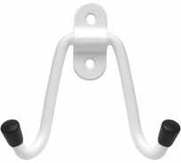 Крючок двойной DOMART мод. 2 белый 4660046015534