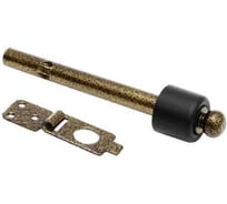 Стопор дверной с фиксатором DOMART 150 мм (крепление в бетон) бронза антик 4660046008857