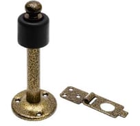 Стопор дверной с фиксатором DOMART 150 мм бронза антик 4660046008642