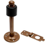 Стопор дверной с фиксатором DOMART 150 мм коричневый металлик 4660046008659