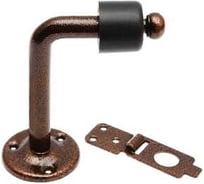 Стопор дверной с фиксатором DOMART 100x50 мм медь антик 4660046008796