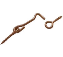 Крючок прутковый DOMART 105мм, мод. 2 коричневый металлик 4620007781373