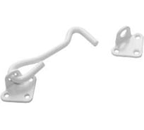 Крючок прутковый DOMART 105мм, мод. 1 белый 4620007780024