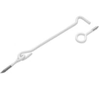 Крючок прутковый DOMART 200мм, мод. 2 белый 4620007786774