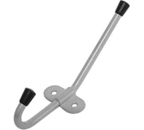 Крючок двойной DOMART серый металлик 4660046014049