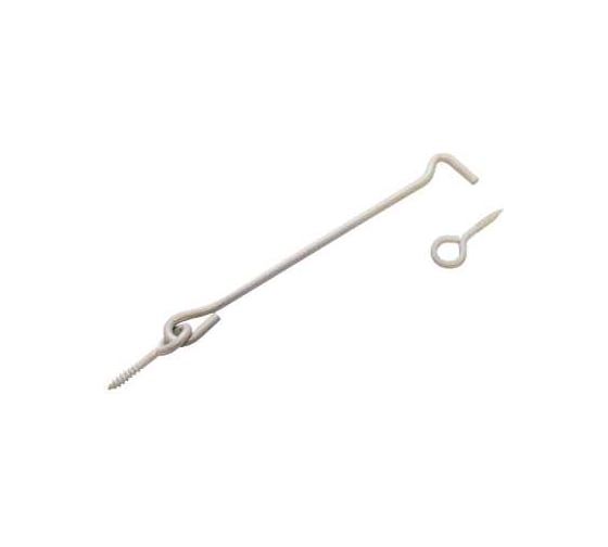 Крючок прутковый DOMART 250мм, мод. 2 белый антик 4620007786880 1