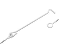 Крючок прутковый DOMART 250мм, мод. 2 белый 4620007786873
