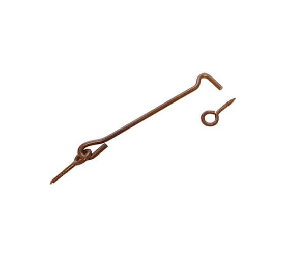 Крючок прутковый DOMART 250мм, мод. 2 коричневый металлик 4620007786903 1