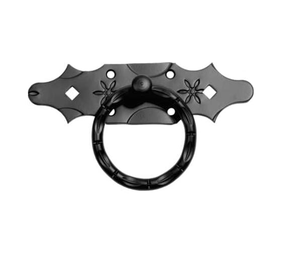 Ручка-кольцо DOMART РК-80 мод.6, кованое, черный серия Кострома 4660046006655 1