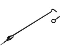 Крючок прутковый DOMART 300мм, мод. 2 черный 4620007787054