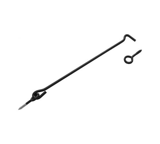 Крючок прутковый DOMART 300мм, мод. 2 черный 4620007787054 1