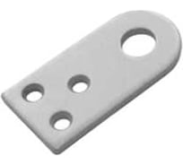 Проушина усиленная прямая DOMART 80x40, толщина 5 мм, цинк 4660046017279