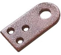 Проушина усиленная прямая DOMART 80x40, толщина 5 мм, медь антик 4620007789782