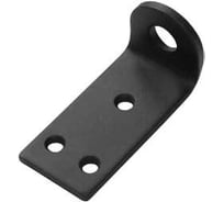 Проушина усиленная угловая DOMART 80x45x40, толщина 5 мм, черный 4620007789973