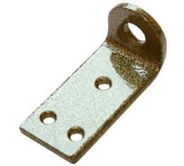 Проушина усиленная угловая DOMART 80x45x40, толщина 5 мм, бронза антик 4620007789997