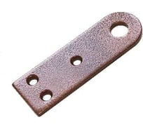 Проушина усиленная прямая DOMART 120x40, толщина 5 мм, медь антик 4620007789669