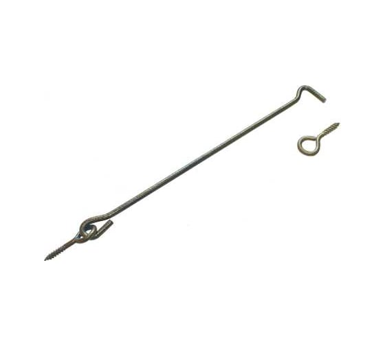 Крючок прутковый DOMART 400мм, мод. 2 бронза антик 4620007787191 1