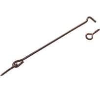 Крючок прутковый DOMART 400мм, мод. 2 медь антик 4620007787214