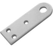 Проушина усиленная прямая DOMART 120x40, толщина 5 мм, цинк 4660046017262