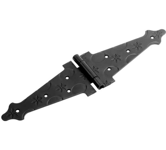 Петля-стрела DOMART ПС-2x200 кованая, черный серия Кострома 4660046004378 1