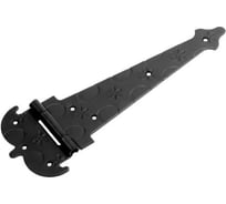 Петля-стрела DOMART фигурная ПС-300 мод. 2 кованая, черный серия Кострома 4660046004217