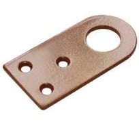 Проушина прямая DOMART 40x100 коричневый металлик 4607111627360