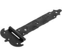 Петля-стрела DOMART фигурная ПС-400 мод. 4 кованая, черный серия Кострома 4660046007898