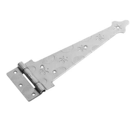 Петля-стрела DOMART фигурная ПС-400 мод. 3 кованая, черненое серебро серия Кострома 4660046004187 1