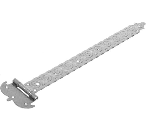 Петля-стрела DOMART фигурная ПС-500 мод. 4 кованая, черненое серебро серия Ярославль 4660046002671 1