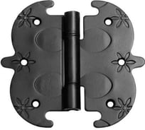 Петля фигурная DOMART 130x140 кованая, черный серия Кострома 4660046004392