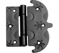 Петля фигурная DOMART 130x110 кованая, черный серия Кострома 4660046004415