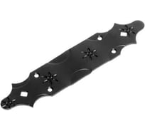 Пластина крепежная DOMART 240x50 кованая, черненое серебро серия Кострома 4660046007331