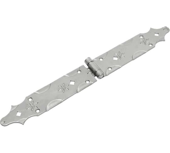 Петля фигурная DOMART 200x200 кованая, черненое серебро серия Кострома 4660046006327 1