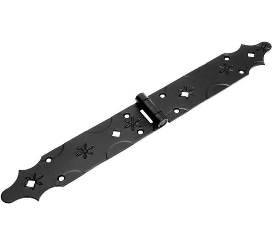 Петля фигурная DOMART 200x200 кованая, черный серия Кострома 4660046006334 1