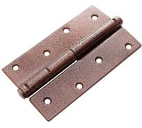 Петля DOMART ПН-120 с простым запятником, правая медь антик 4607111623188