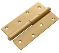 Петля DOMART ПН-120 с простым запятником, левая золото 4607111623218