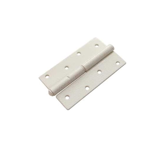 Петля DOMART ПН-120 с простым запятником, левая белый антик 4607111623256 1