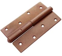 Петля DOMART ПН-120 с простым запятником, правая коричневый металлик 4607111623133