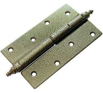 Петля DOMART ПН-120 с фигурным запятником, левая бронза антик 4607111623447