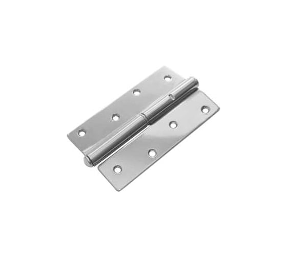 Петля DOMART ПН-120 с простым запятником, левая хром 4607111623201 1