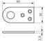 Проушина прямая DOMART 30x80 черный 4607111626981 2