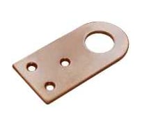 Проушина прямая DOMART 30x60 коричневый металлик 4607111626332