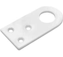 Проушина прямая DOMART 30x80 белый 4607111626929