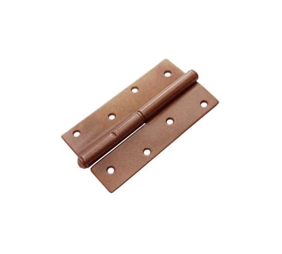 Петля DOMART ПН-130 с простым запятником, правая коричневый металлик 4607111623492 1